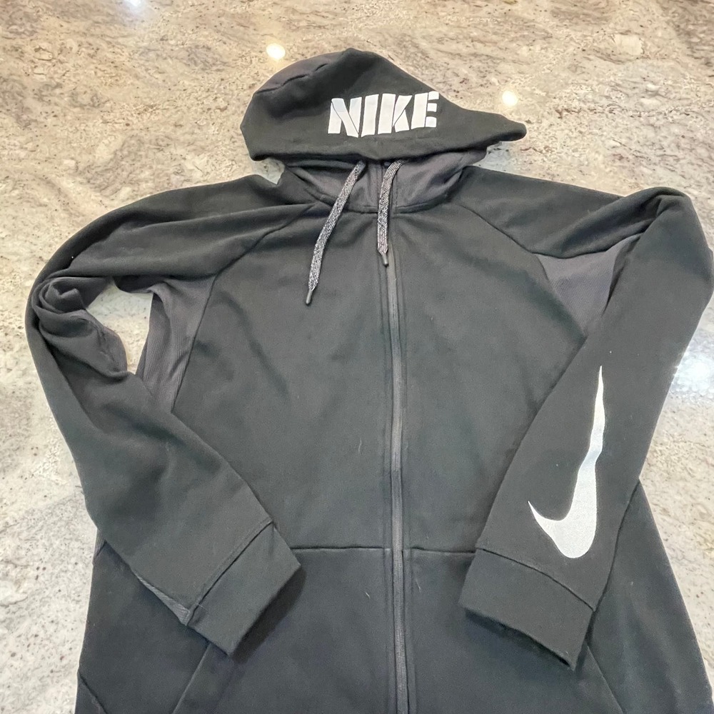 Nike Black and Gray Hoodie
